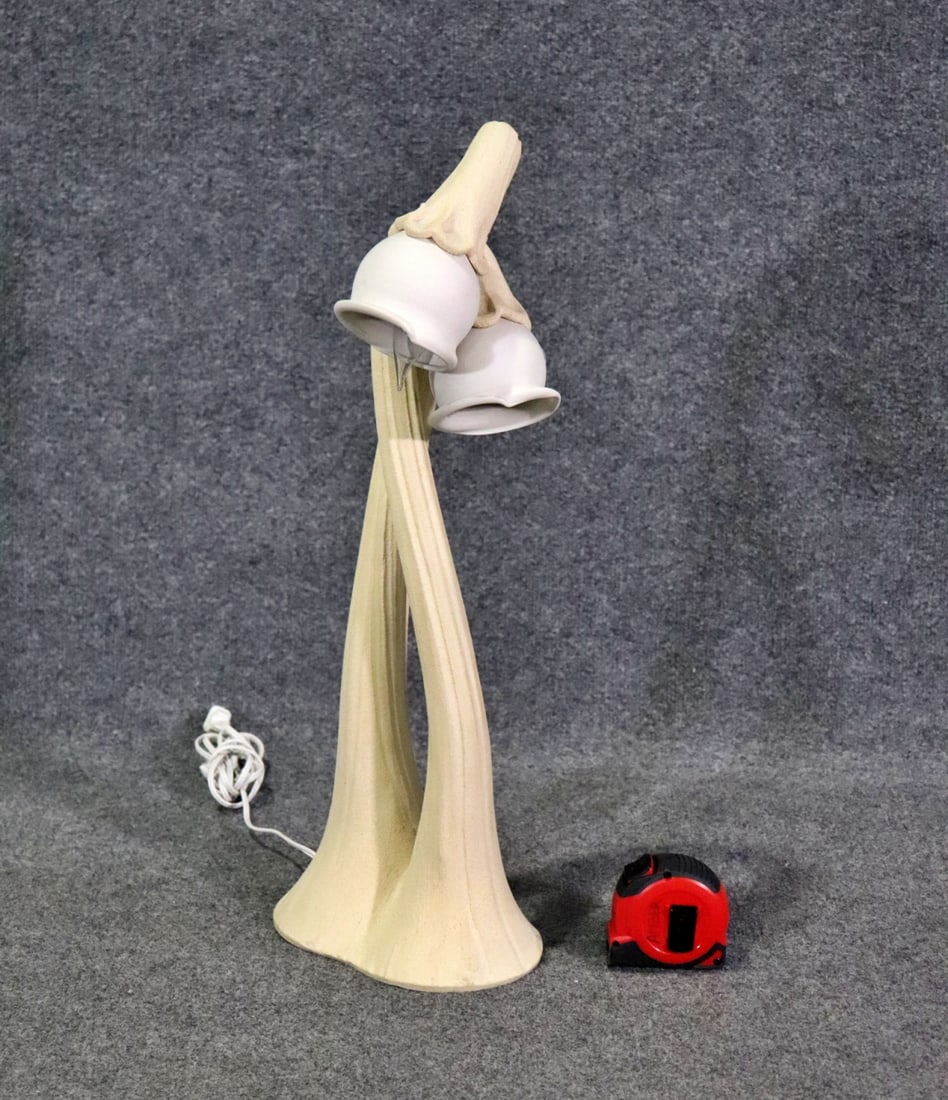 CALLA LILY STONEWARE TABLE LAMP BY DOUG BLUM (1 of 7)