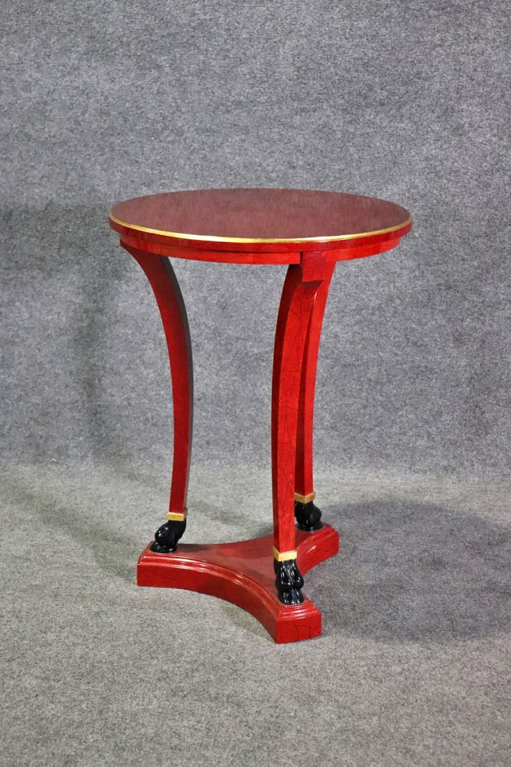 ITALIAN REGENCY STYLE PEDESTAL TABLE (1 of 6)