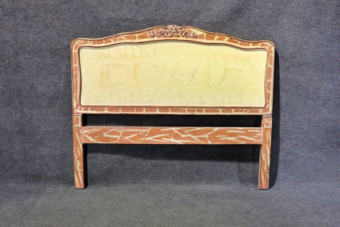 PAINT DECORATED FULL SIZE BED (1 of 11)