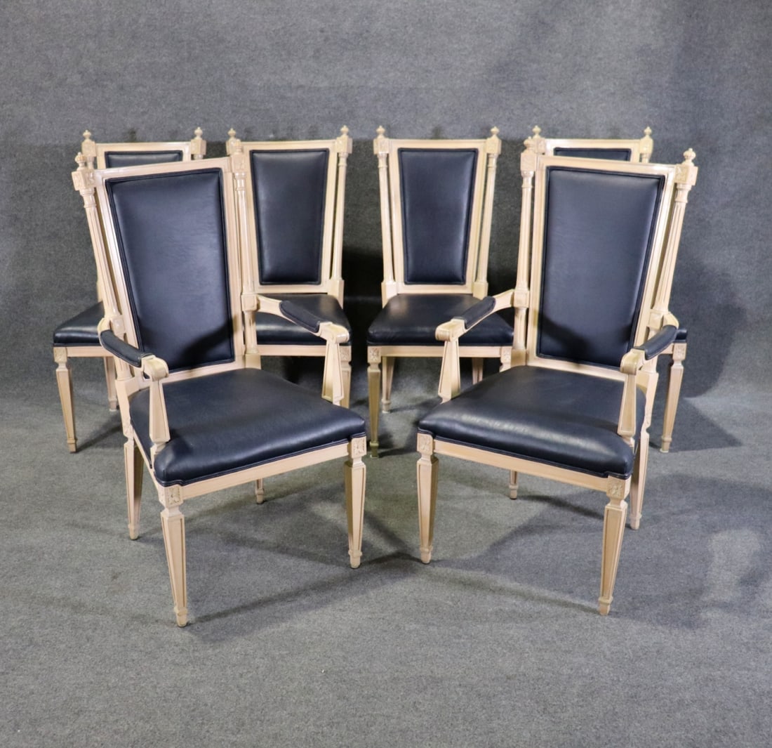 6 LOUIS XIV STYLE DINING CHAIRS (1 of 14)