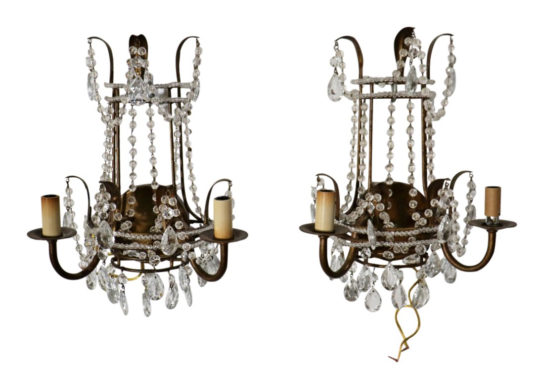 PAIR REGENCY STYLE SCONCES (1 of 10)