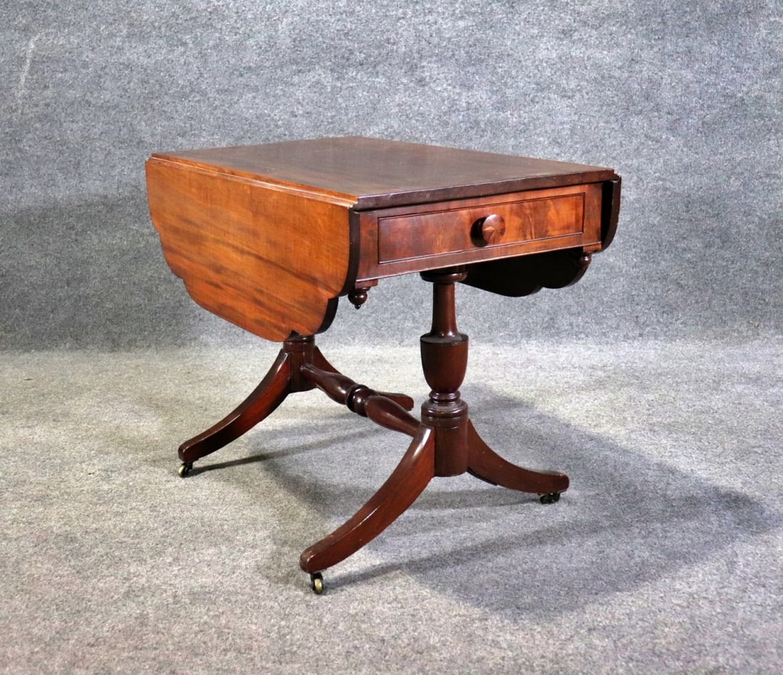 AFTER DUNCAN PHYFE DROP LEAF TABLE (1 of 12)