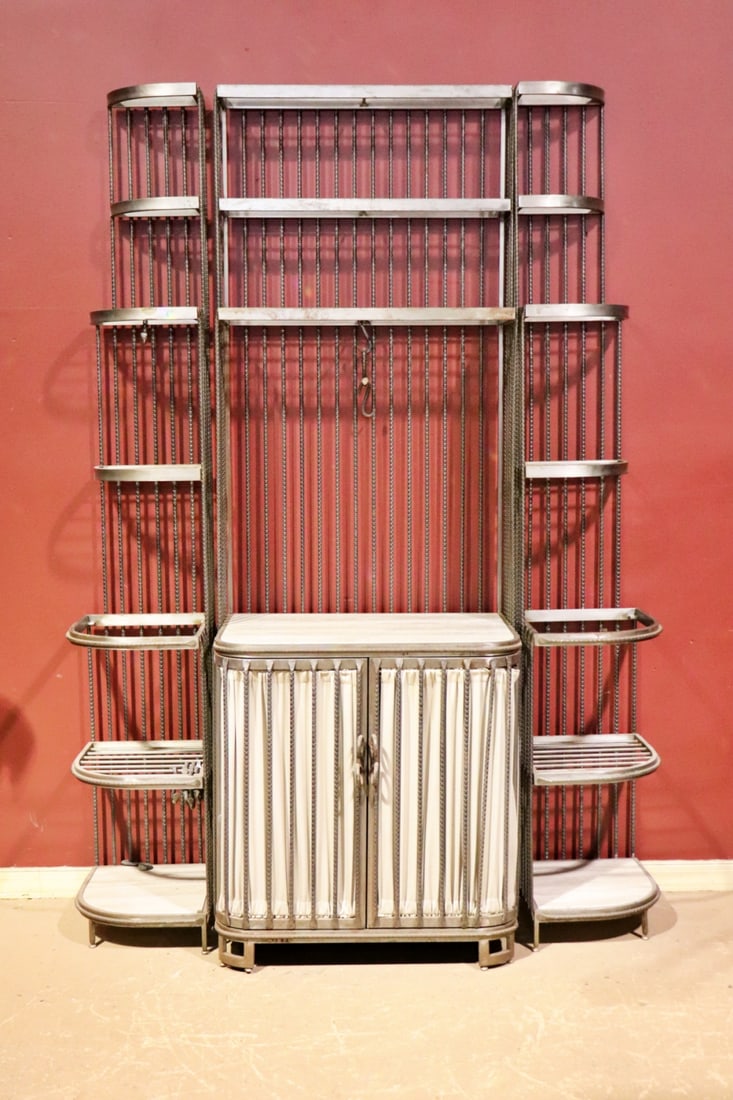 3 PIECE WROUGHT IRON BAKERS RACK (1 of 10)