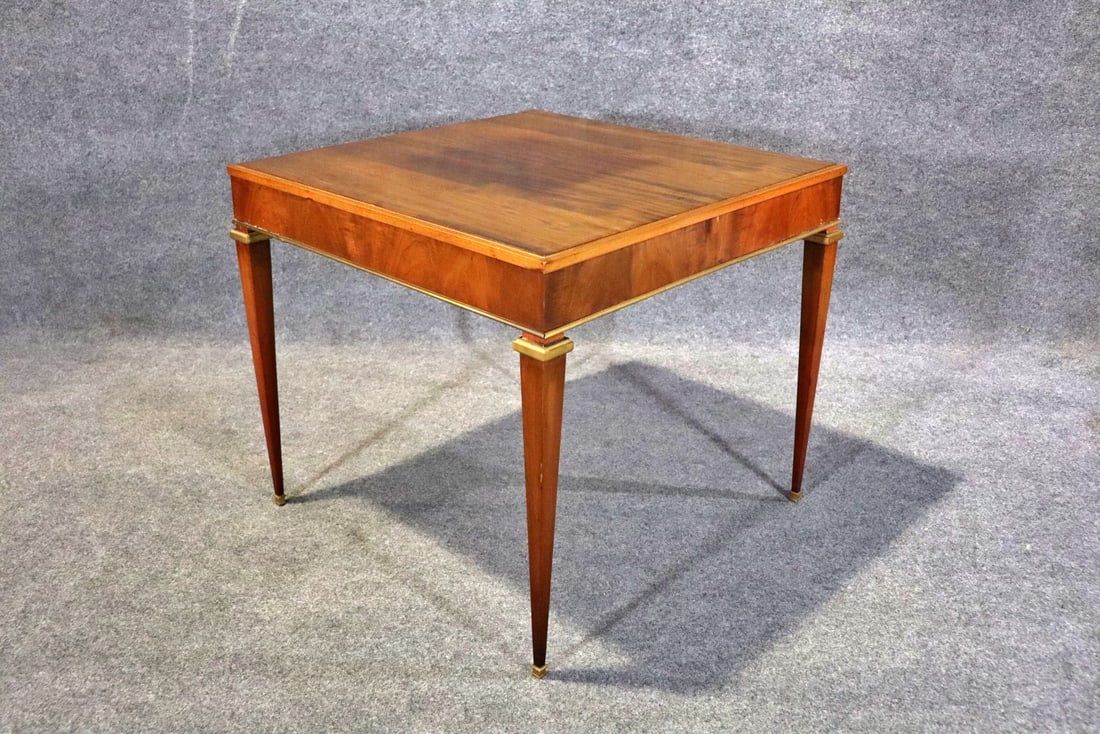 NEOCLASSICAL STYLE  WALNUT  REVERSIBLE TOP GAME TABLE (1 of 13)