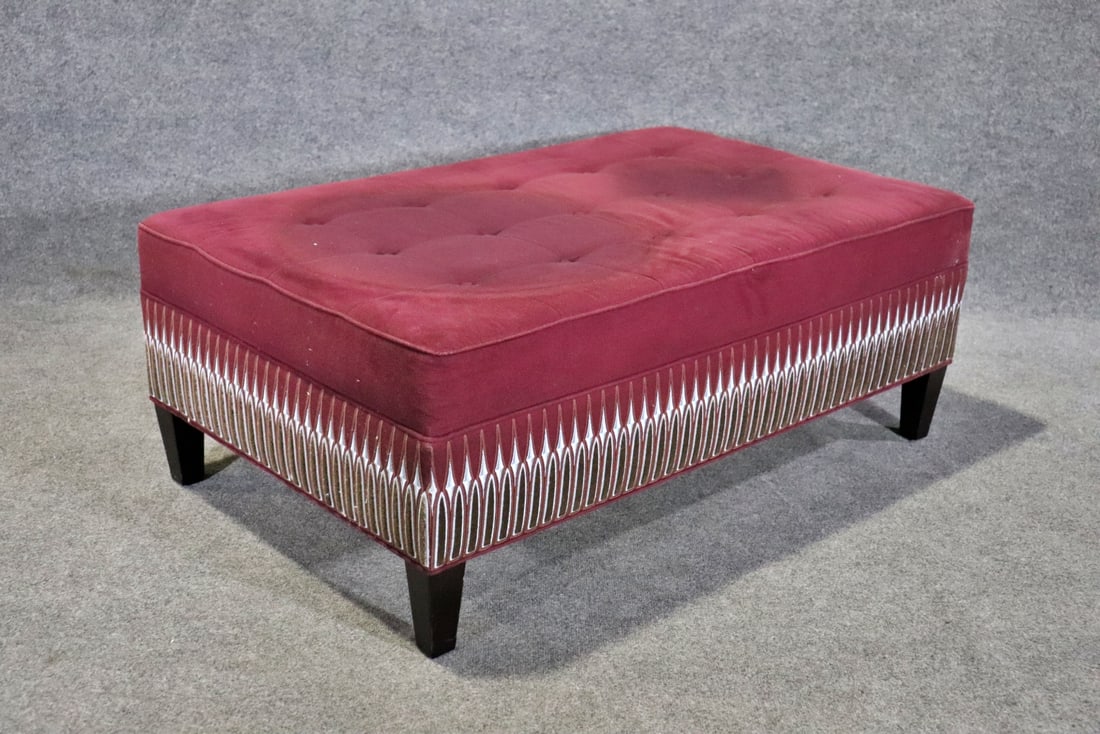 TUFTED OVERSIZED OTTOMAN (1 of 7)