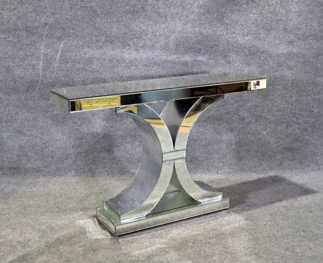 MID CENTURY MODERN CHANEL STYLE CONSOLE (1 of 8)