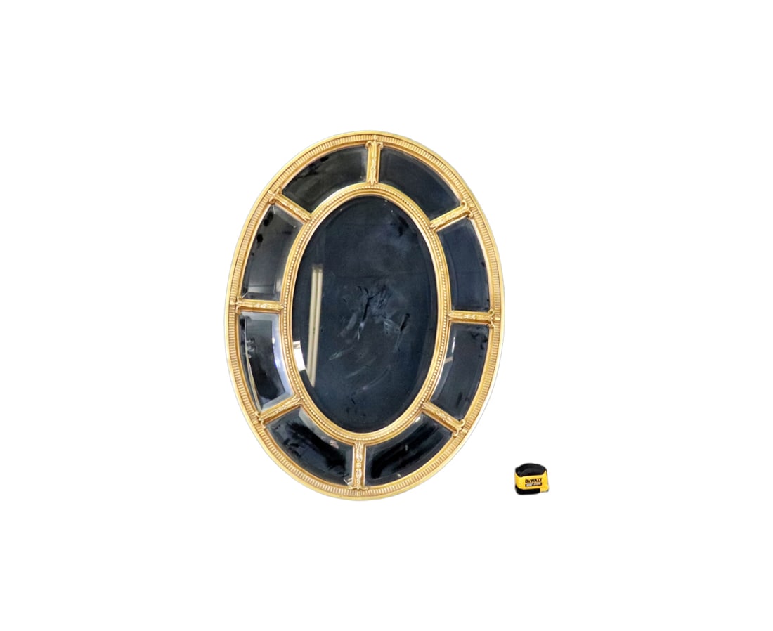 FRIEDMAN BROTHERS GILT BEVELED GLASS HANGING WALL MIRROR (1 of 7)