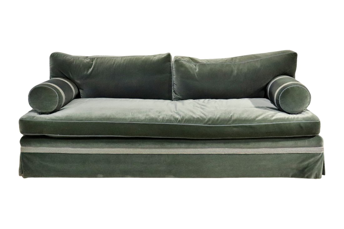 VINTAGE DECO STYLE MOHAIR SOFA (1 of 9)