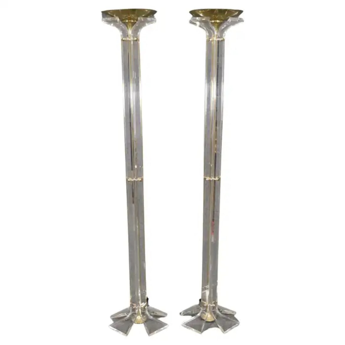 PAIR HOLLYWOOD REGENCY STYLE FLOOR LAMPS MANNER HOLLIS JONES (1 of 11)