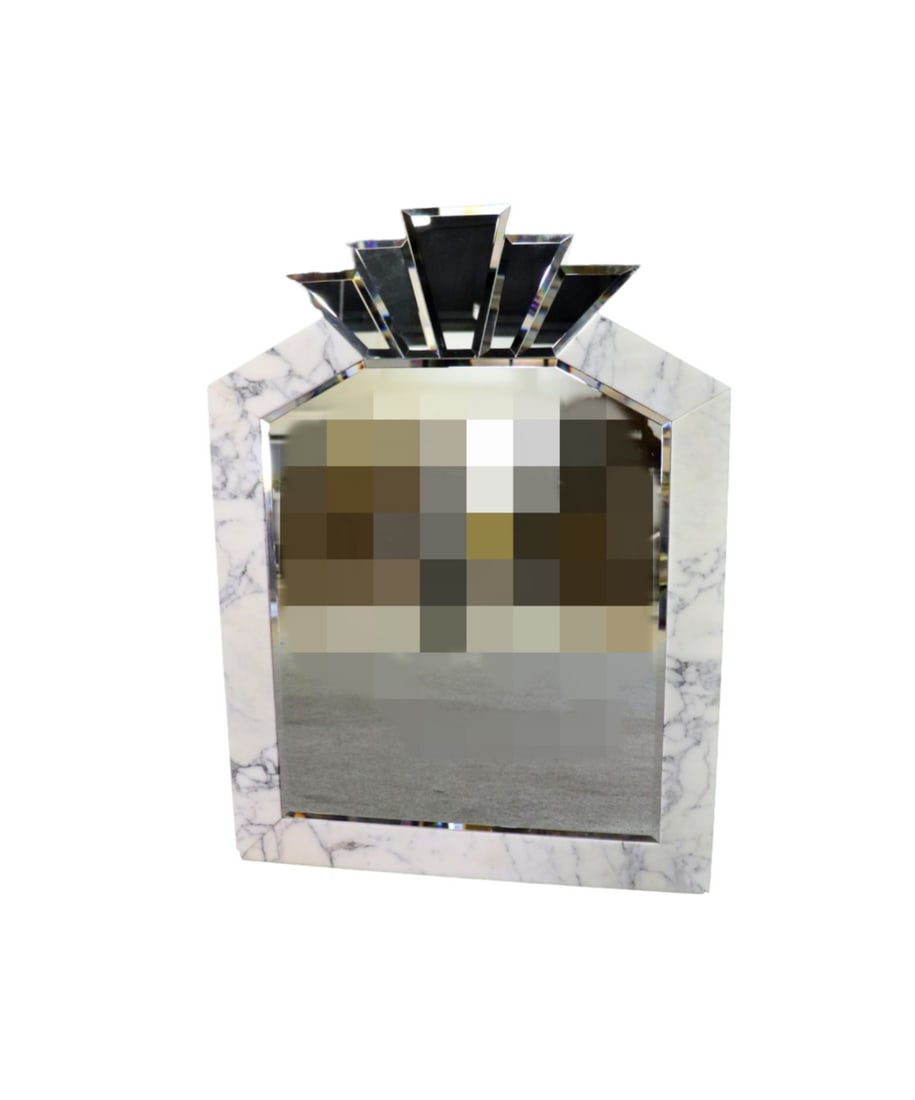 MODERN MARBLE HANGING WALL MIRROR (1 of 7)