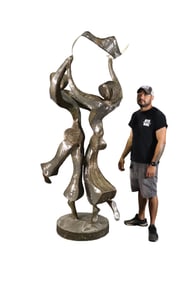 PENNY COLLINS LARGE SCULPTURE RIBBON DANCERS