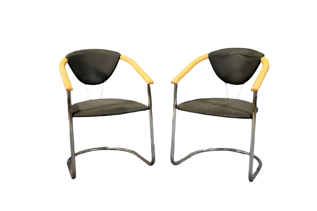 PAIR EFFEZETA ITALIAN ACCENT CHAIRS (1 of 9)