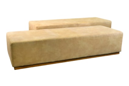 PAIR COAST TO COAST OVERSIZED OTTOMANS