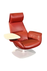 COALESSE MASSAUD LOUNGE CHAIR WITH TRAY