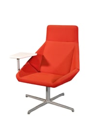 ARCADIA CHAIR COMPANY SWIVEL CHAIR WITH TRAY