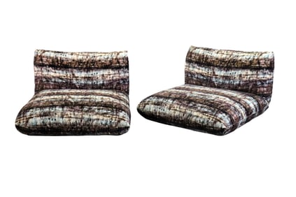 PAIR B&B ITALIA STYLE CHAIRS