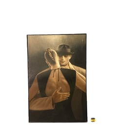 (MEET) OLEO  OIL PAINTING ON CANVAS