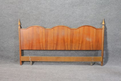 WILLIAM HINN ATTRIBUTED KING SIZE HEAD BOARD