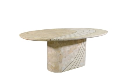 ENRIQUE GARCEL STYLE TESSELLATED DINING TABLE