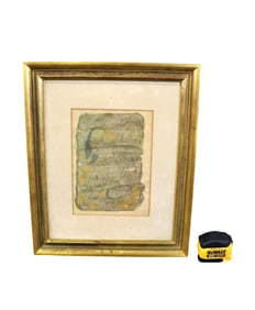 SIGNED MAX ERNST MIXED MEDIA FIGURES