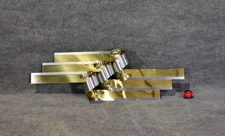 SIGNED CURTIS JERE MIXED METAL SCULPTURE