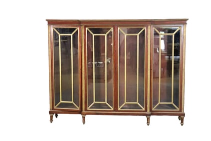 4 DOOR RUSSIAN STYLE BOOKCASE