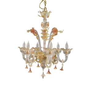 VENETIAN MURANO GLASS CHANDELIER