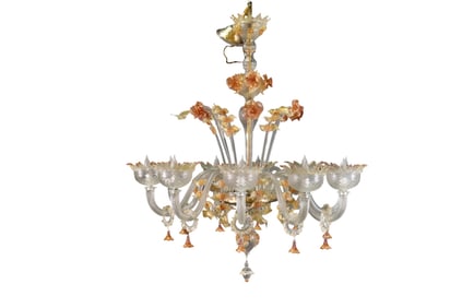 MONUMENTAL VENETIAN MURANO GLASS CHANDELIER