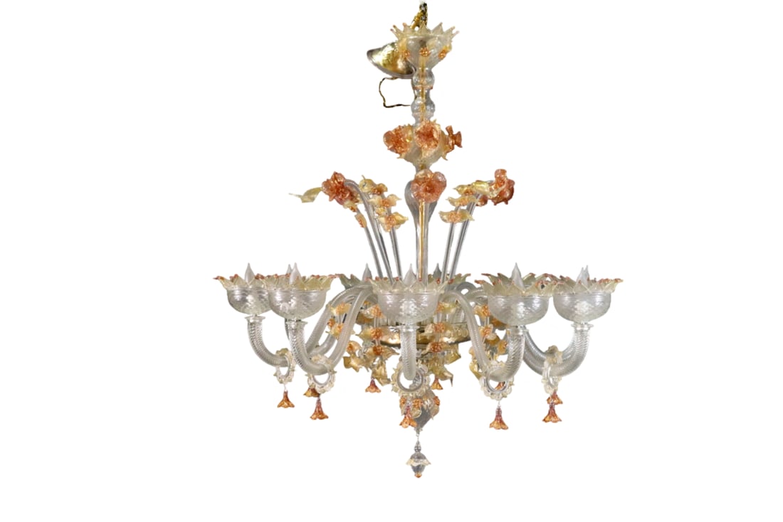 MONUMENTAL VENETIAN MURANO GLASS CHANDELIER (1 of 11)