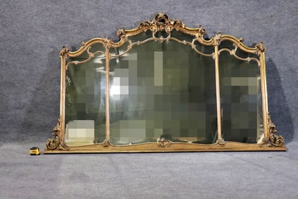 FRENCH GILDED CARVED HANGING MIRROR