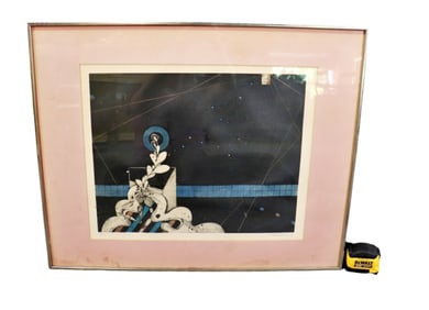 SIGNED ARAKI WOOD BLOCK PRINT