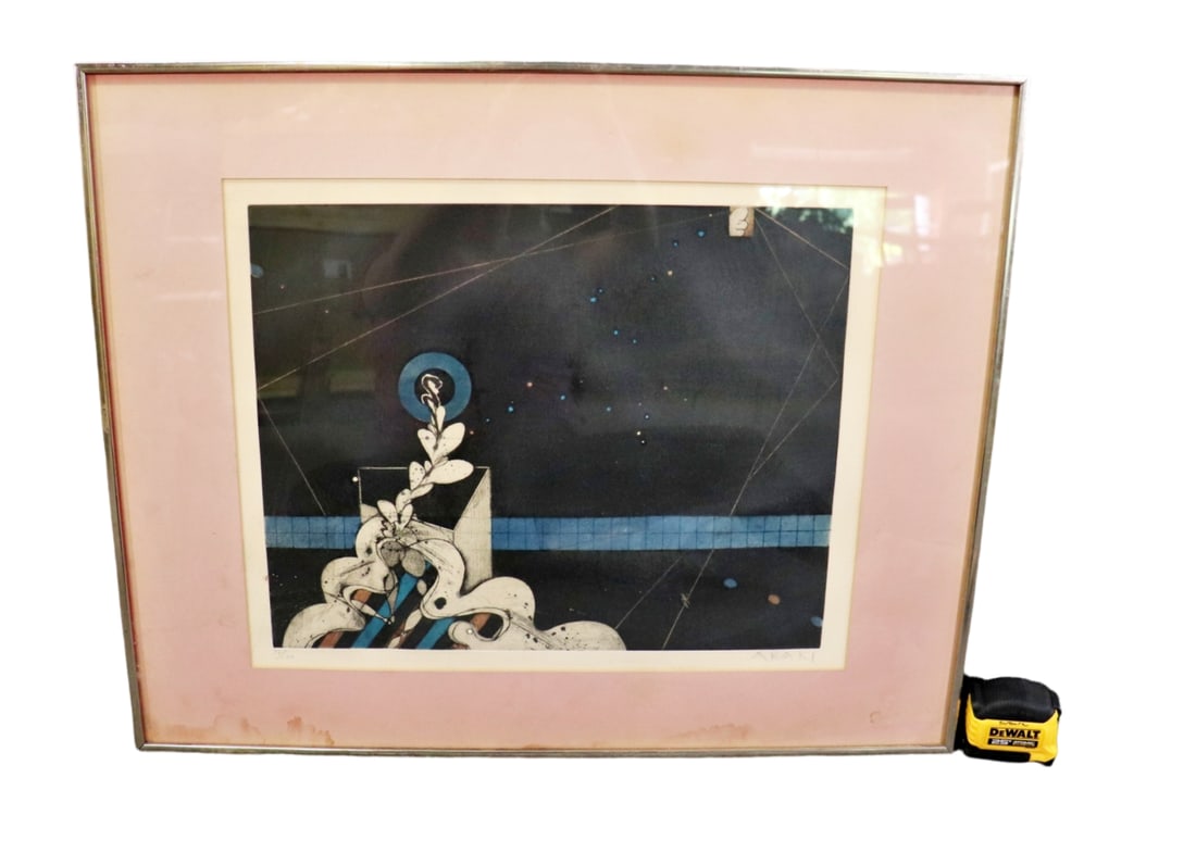 SIGNED ARAKI WOOD BLOCK PRINT (1 of 9)