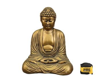 PLASTER GILT GOLD BUDDAH