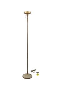 TIFFANY ATTRIBUTED BRONZE FLOOR LAMP