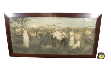 COLORED PRINT THE FARMERS PAINTING