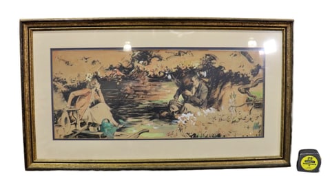 FRENCH ILLUSTRATION LOVE BIRDS