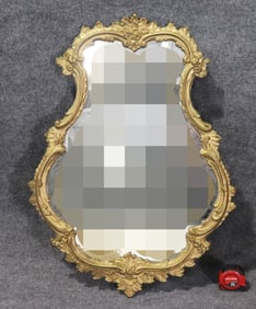 FRENCH GILT HANGING WALL MIRROR