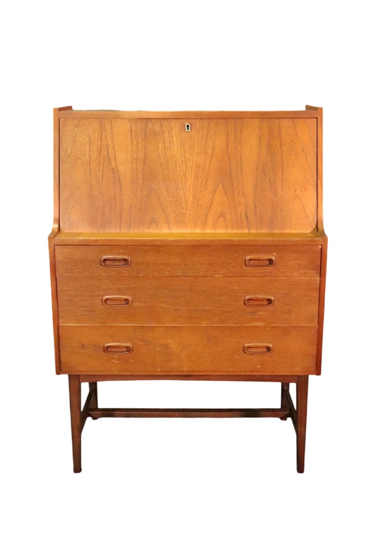 MID CENTURY MODERN DANISH STYLE SECRETARY DESK (1 of 15)