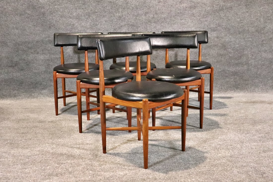 6 DANISH STYLE DINING CHAIRS (1 of 11)