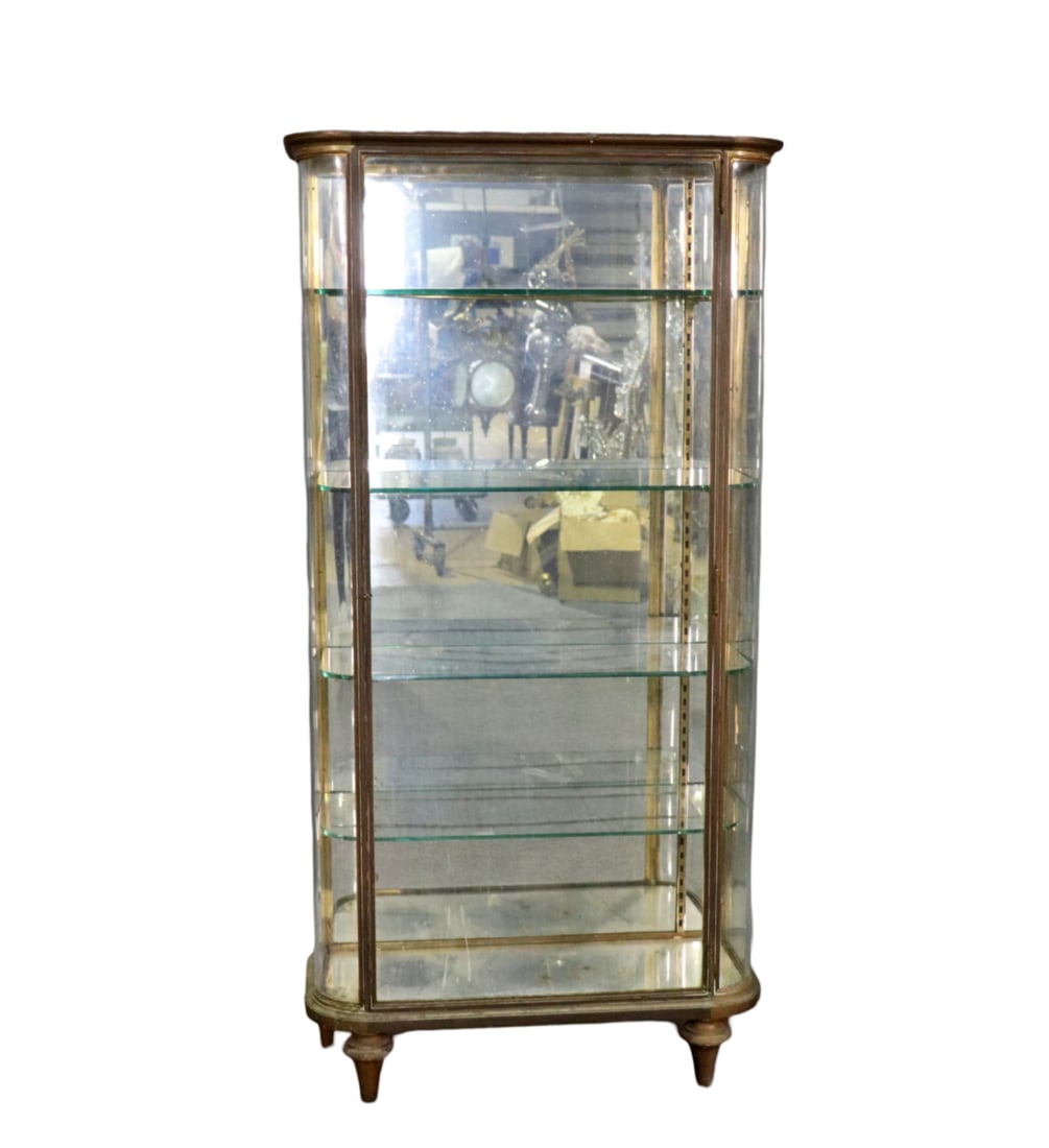 FRENCH DISPLAY CABINET ATTRIBUTED TO SEIGEL. (1 of 12)