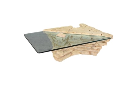 SIRMOS ATTRIBUTED ROCK FORMATION COFFEE TABLE