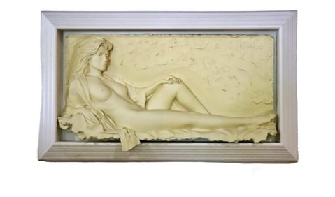 BILL MACK 3D FIGURAL NUDE WALL PLAQUE