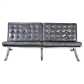 MID CENTURY MODERN BARCELONA STYLE SETTEE