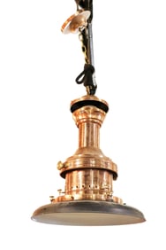 INDUSTRIAL STYLE COPPER CHANDELIER
