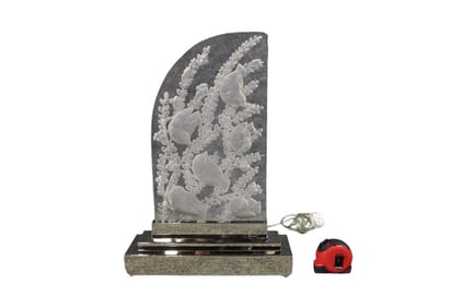 SIGNED LALIQUE PLAQUE