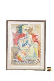 ABSTRACT PAINTING WOMAN