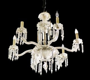 WATERFORD STYLE CRYSTAL CHANDELIER