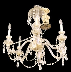 WATERFORD STYLE CRYSTAL CHANDELIER