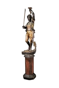CONTINENTAL 2 PIECE BLACKAMOOR FIGURE