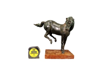BRONZE STATUE OF A HORSE